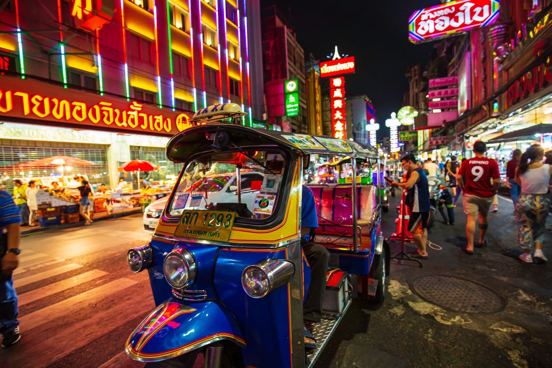 china town tuk tuk bangkok