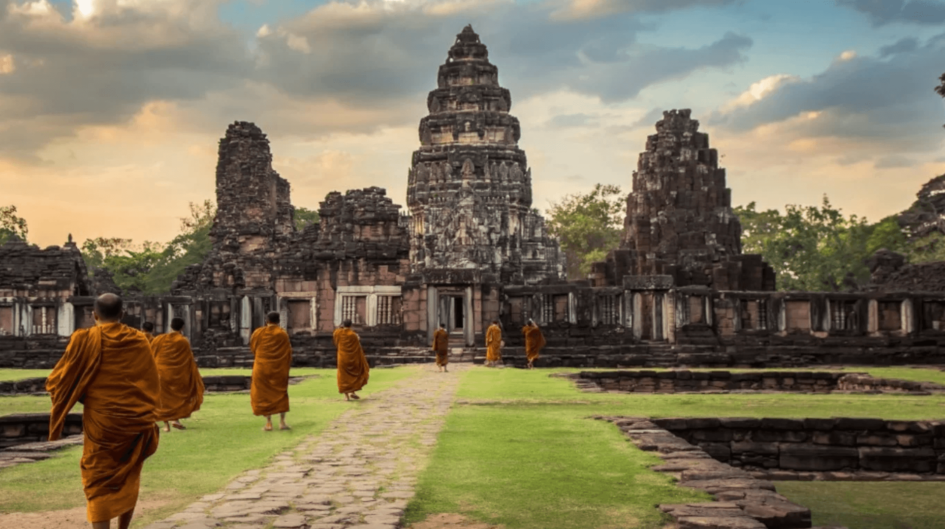Phimai Monks