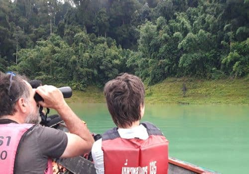 Khao sok boat client