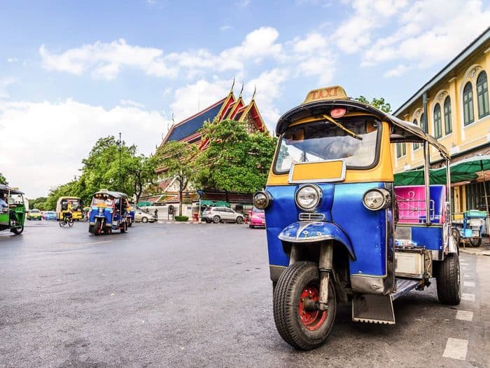 Tuk Tuk Bangkok Thailand Grand Palace