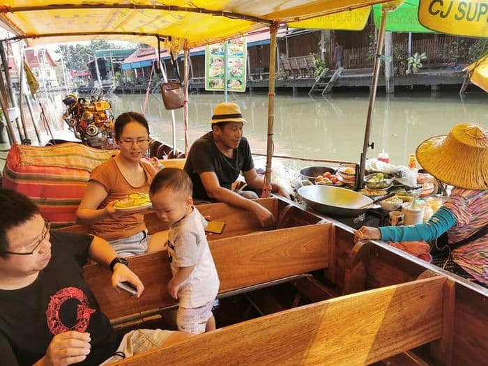 Amphawa Floating Market Boat