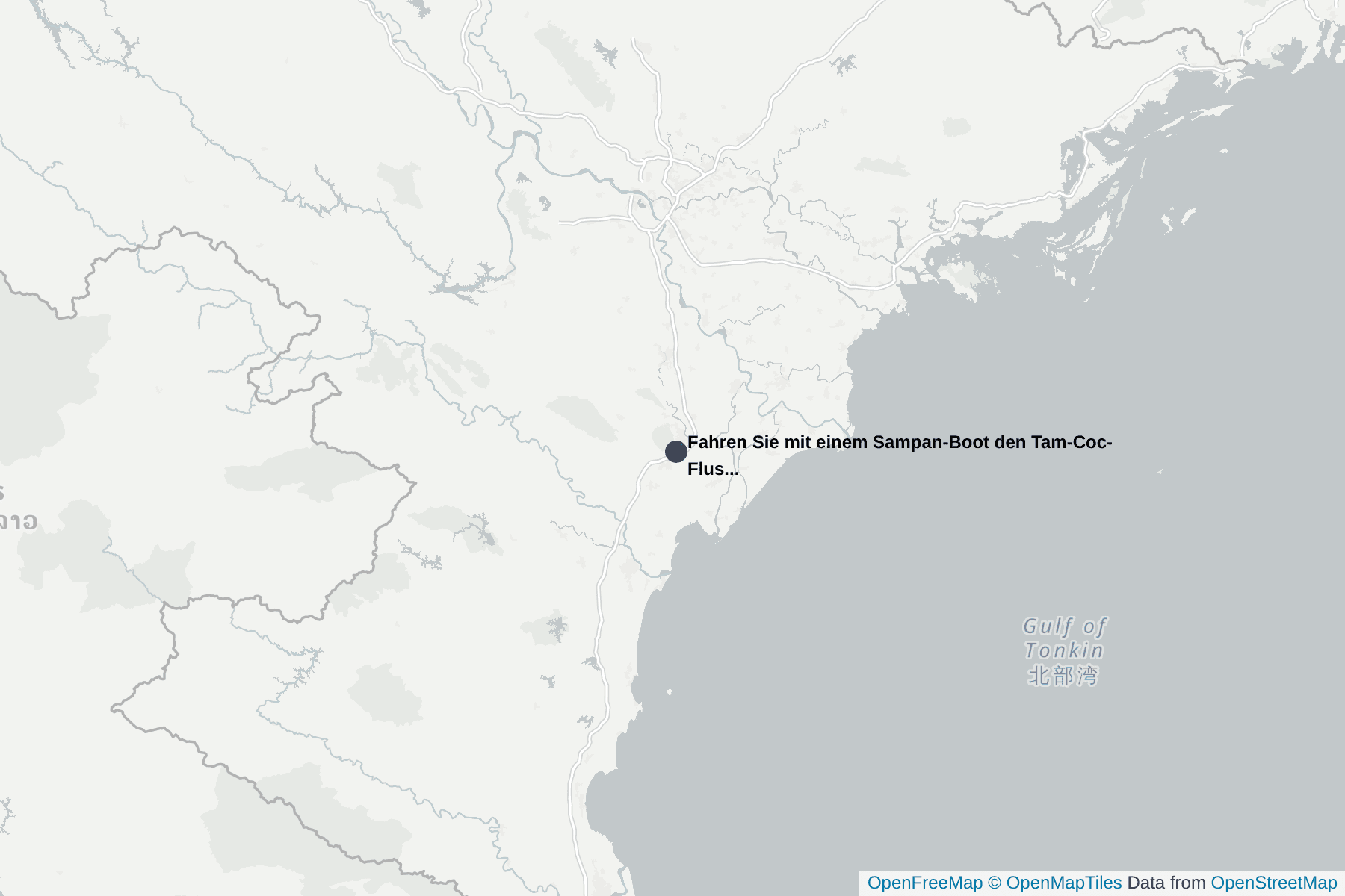 Karte von Ninh Binh