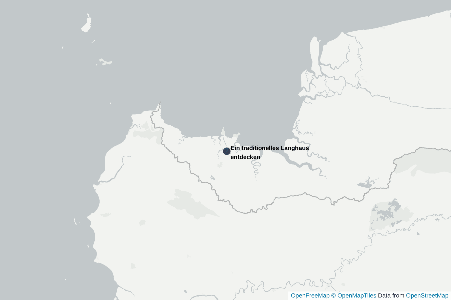 Karte von Ein traditionelles Langhaus entdecken