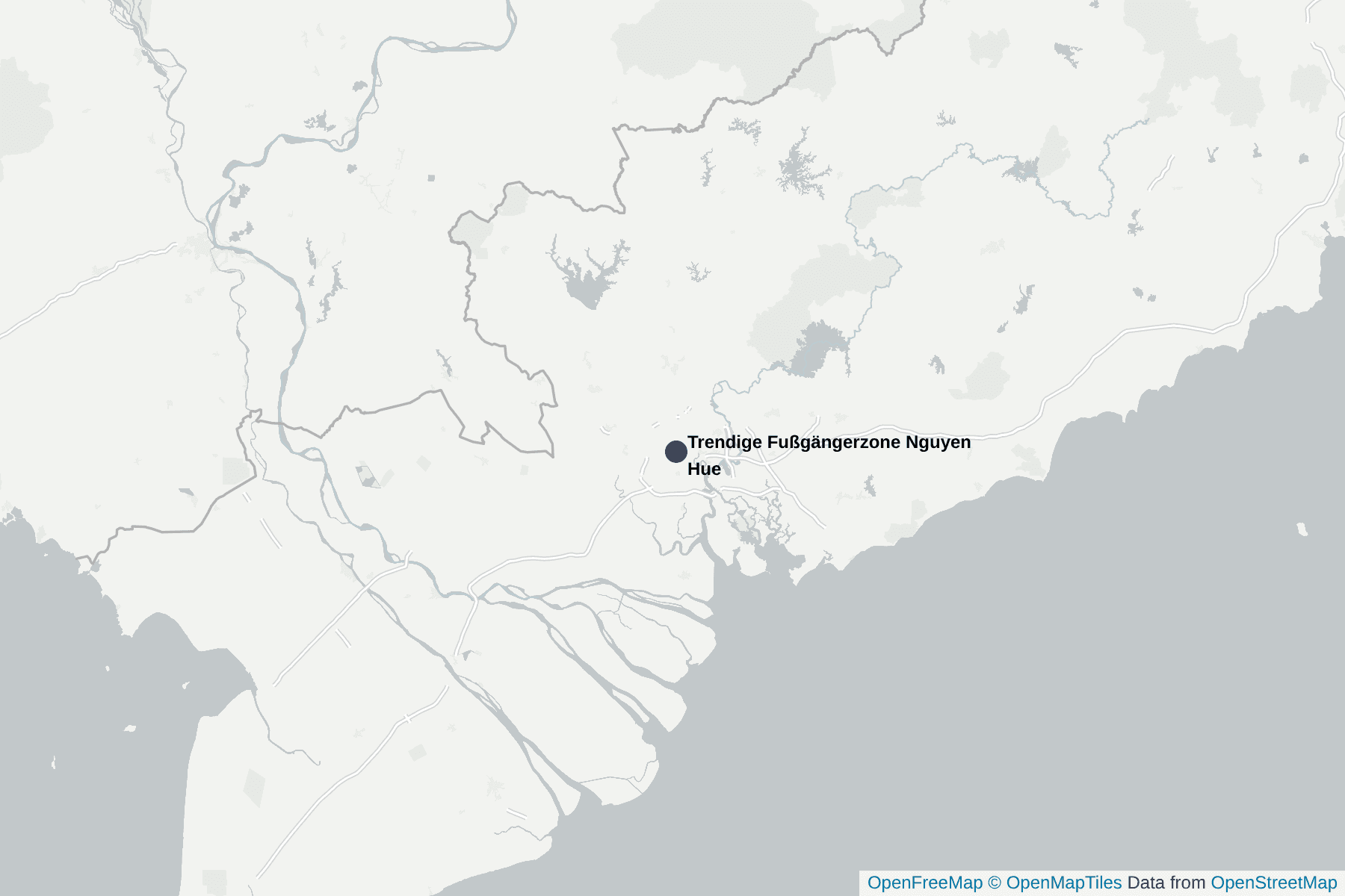 Karte von Trendige Fußgängerzone Nguyen Hue