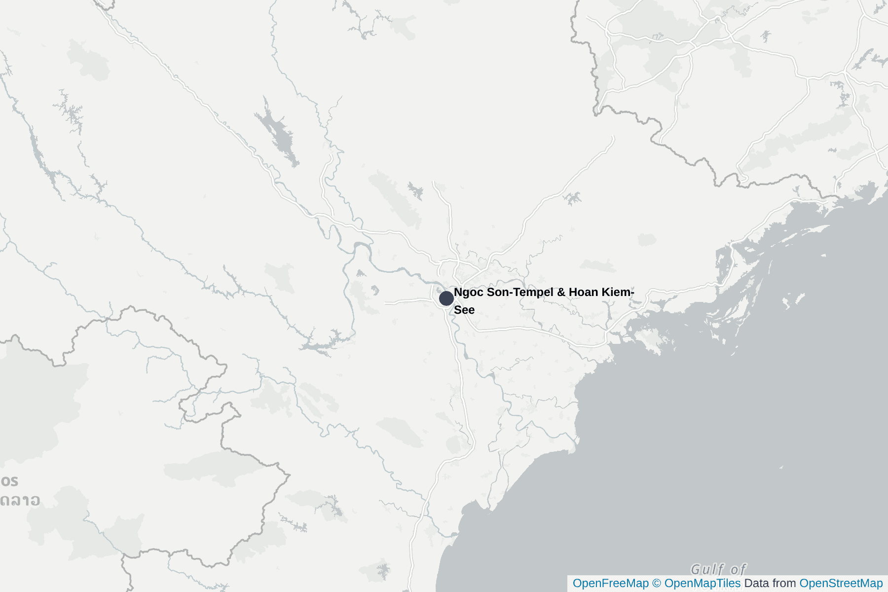 Karte von Ngoc Son-Tempel & Hoan Kiem-See